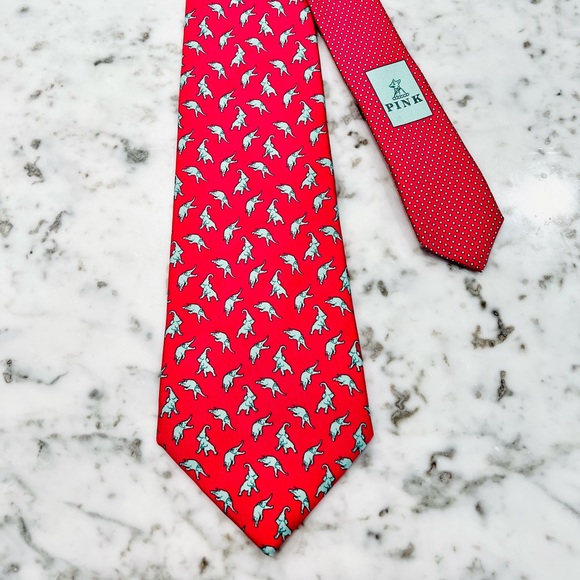 Thomas Pink Silk Tie - Picture 2 of 4